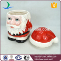 2015 Wholesale Ceramic Father Christmas Cookie & bread Storage